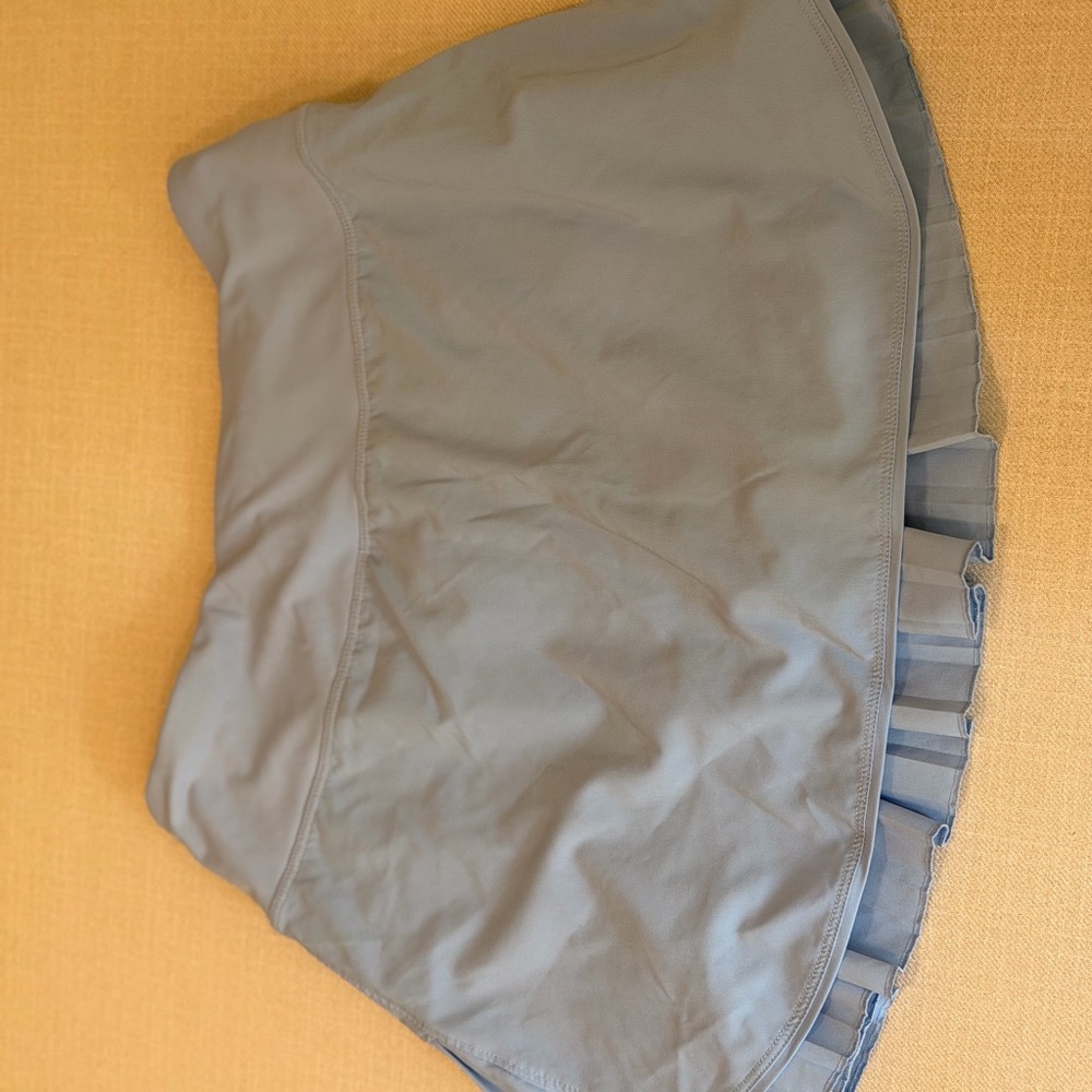 Baleaf Gray Athletic Skort with Pleated Hem